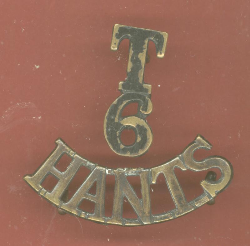 T / 6 / HANTS WW1 Hampshire Regiment shoulder title