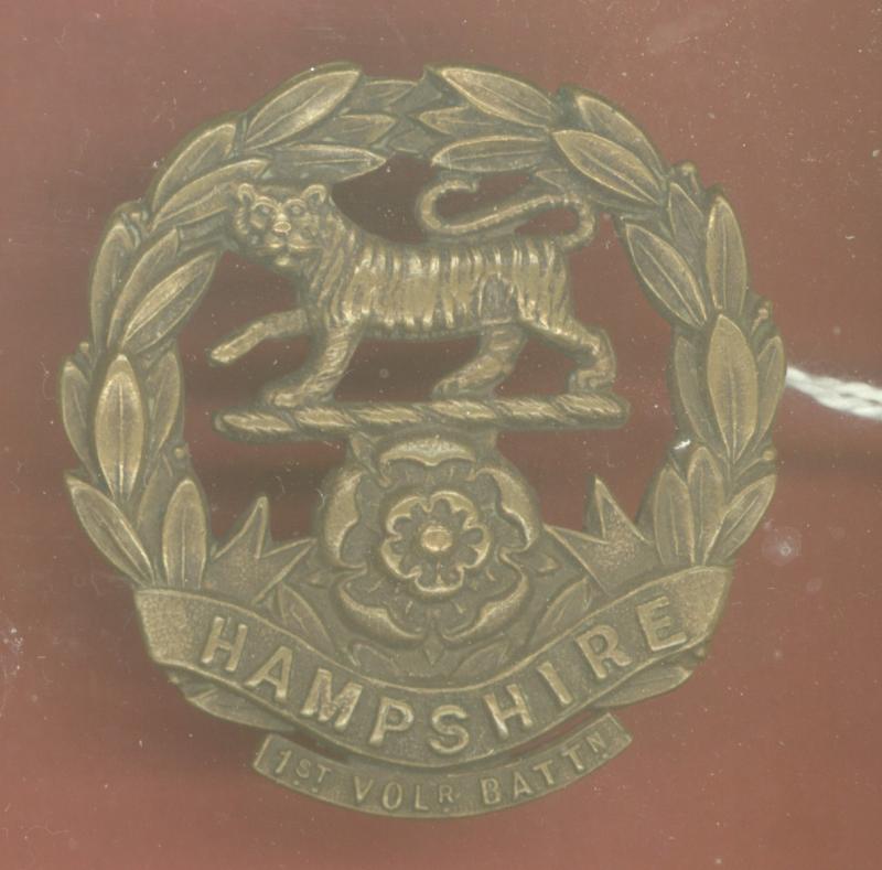 1st (Winchester) VB Hampshire Regiment pre 1908 cap badge.
