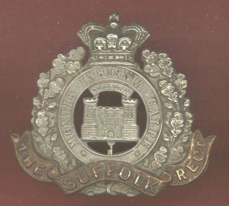 The Suffolk Regiment Victorian OR's cap badge