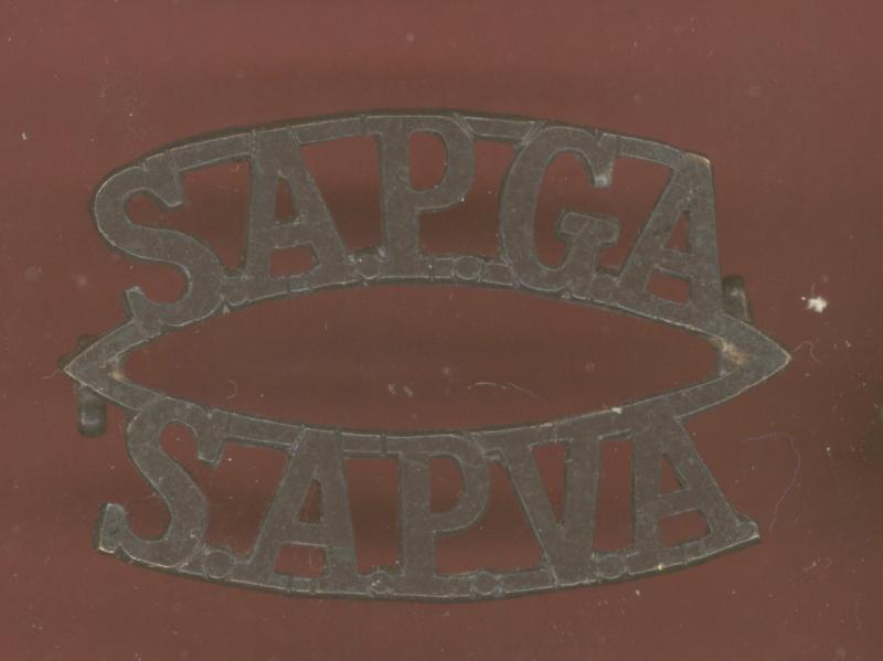South African S.A.P.G.A. / S.A.P.V.A. shoulder title
