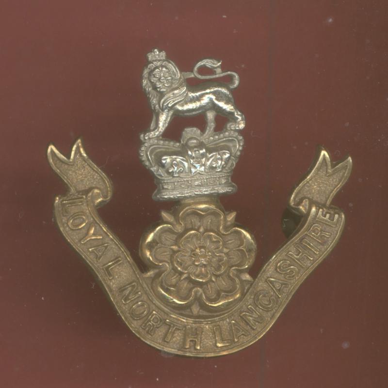 Loyal North Lancashire Regiment Victorian OR's cap badge circa 1896-1901.