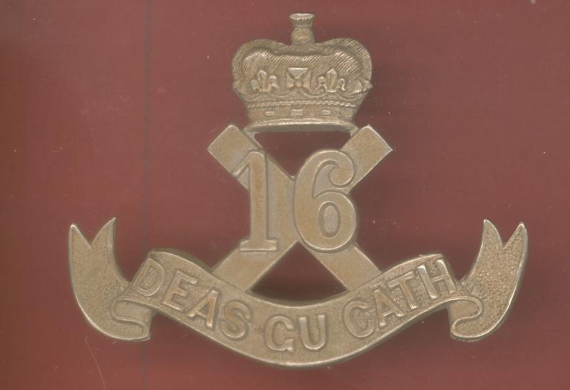 Canadian 16th Canadian Scottish Bn. WW1 CEF glengarry badge