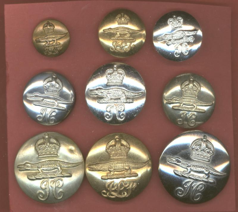 British Colonial  Jamaica Police Constabulary buttons