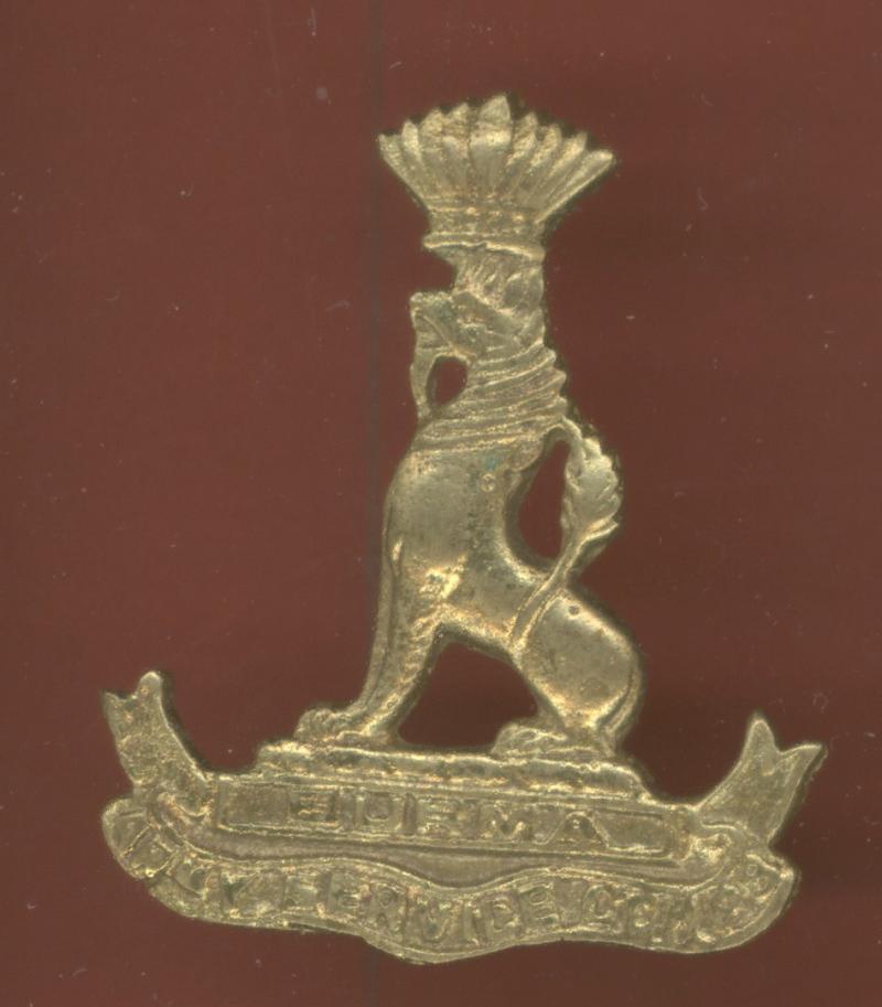 Indian Army Burma Army Service Corps cap badge