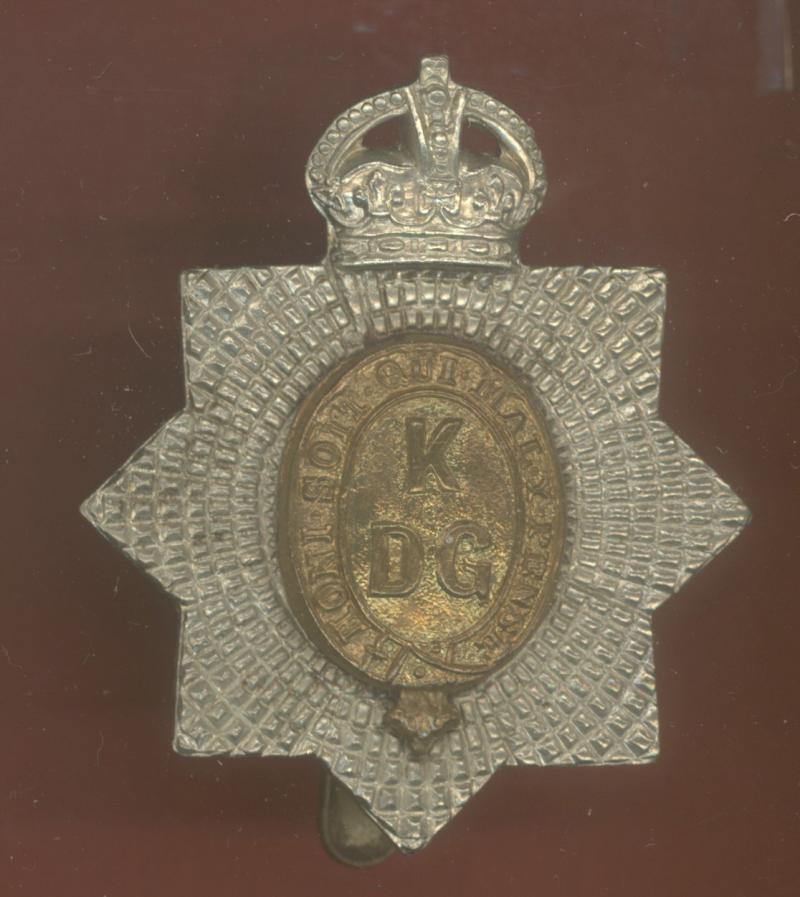 1st King's Dragoon Guards WW1 OR's cap badge