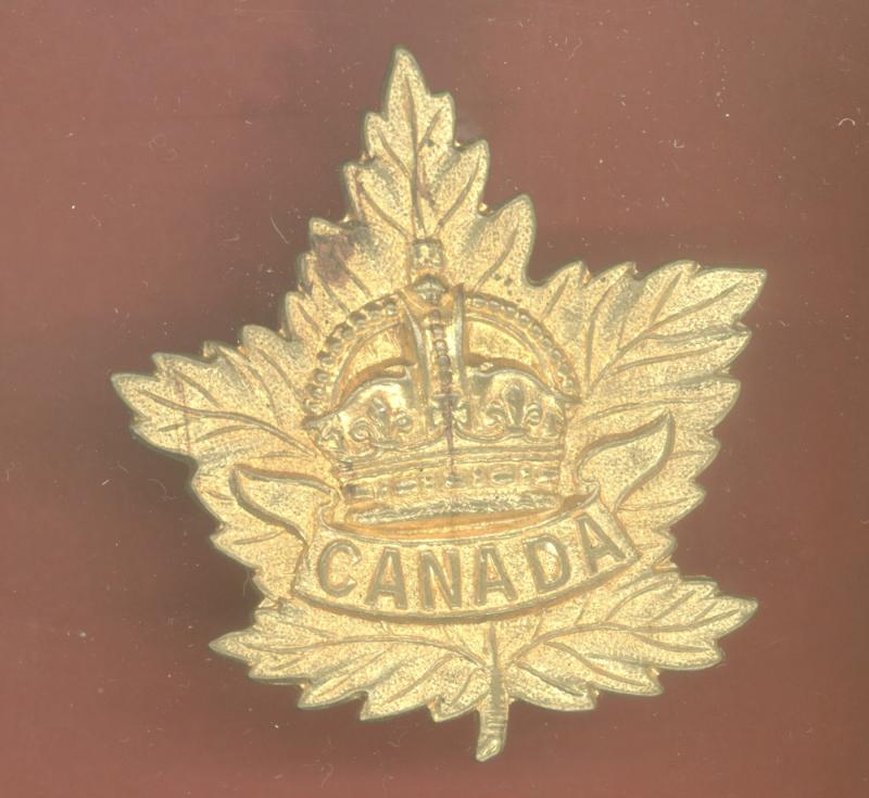Canadian General Service WW1 CEF cap badge