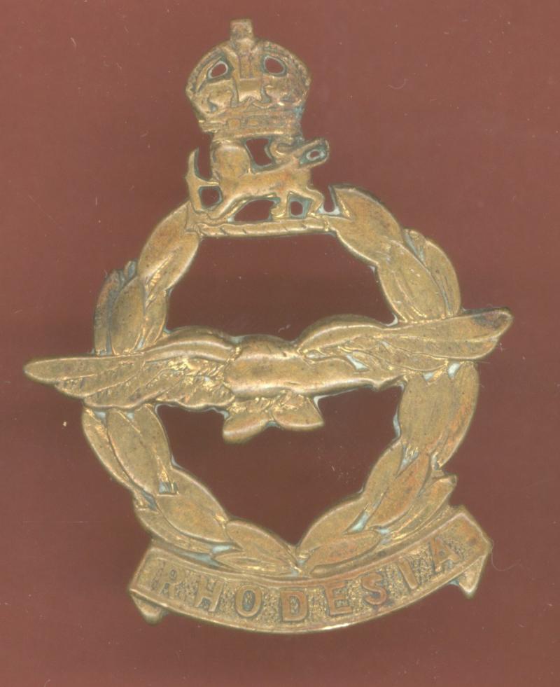 African Southern Rhodesia Air Force WO's cap badge