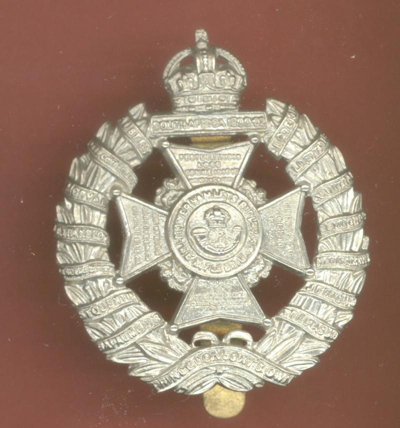 Tower Hamlets Rifles cap badge