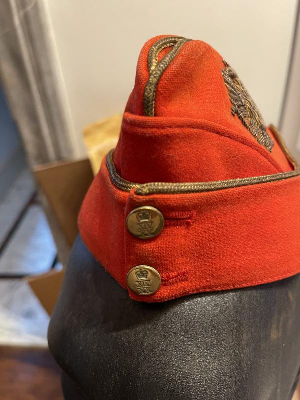 14th/20th King’s Own Hussars Officer's side cap