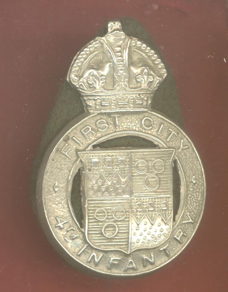 South African First City 4th Infantry cap badge