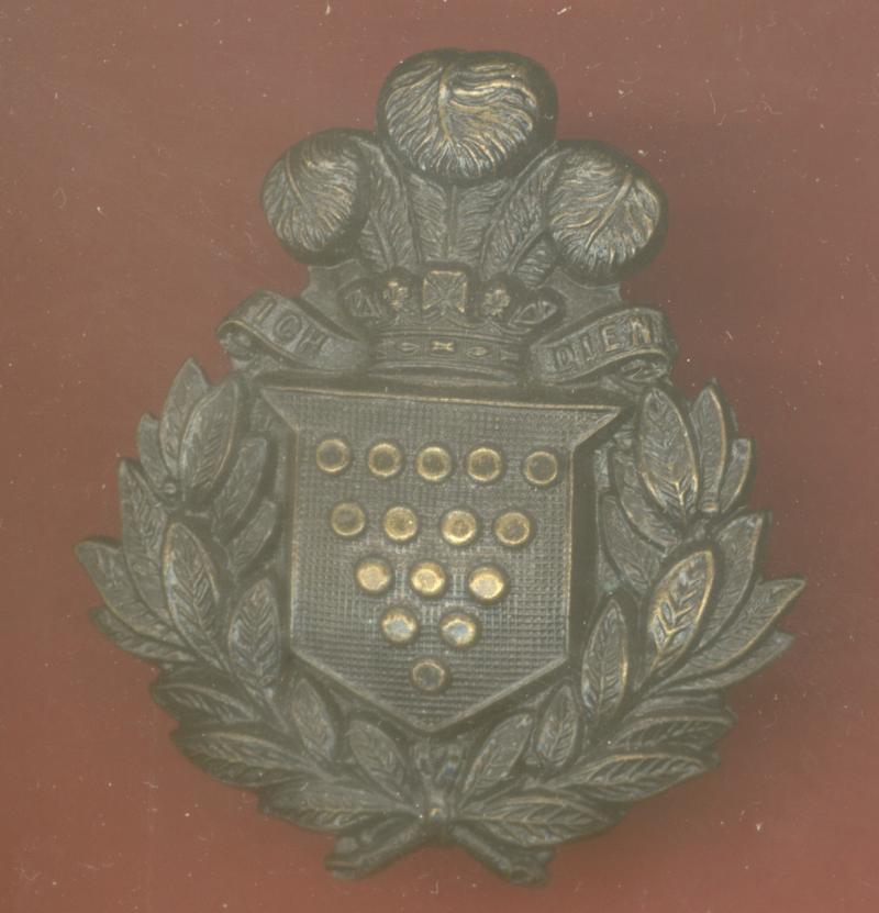 Cornwall Rifle Volunteers Victorian glengarry badge