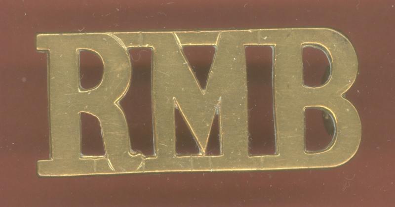 R.M.B. Royal Marines Band shoulder title