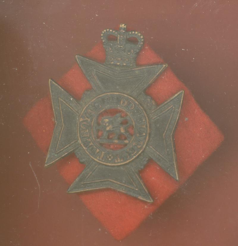 The Royal Rhodesia Regiment cap badge