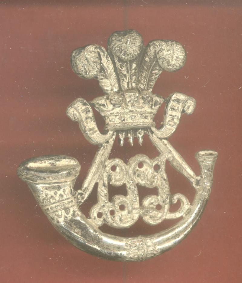Ceylon Light Infantry post 1881 Officer's cap badge