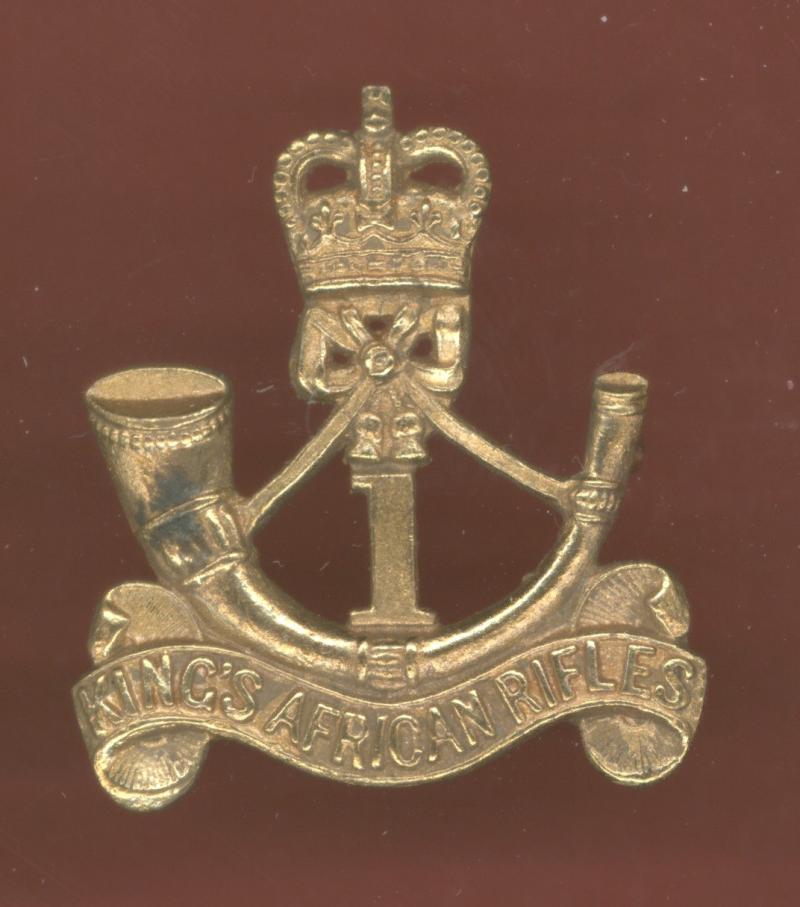 British Colonial 1st King's African Rifles cap badge