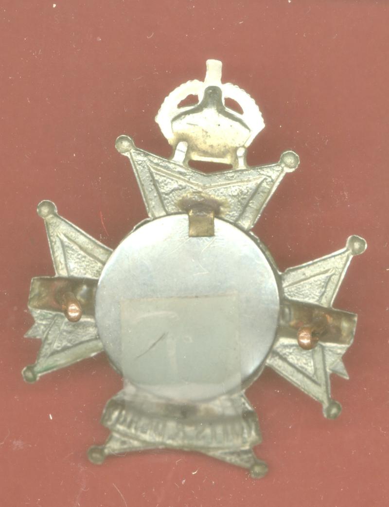 VB The Sherwood Foresters Derby Regt. Edwardian Officer's Cap / Glengarry badge