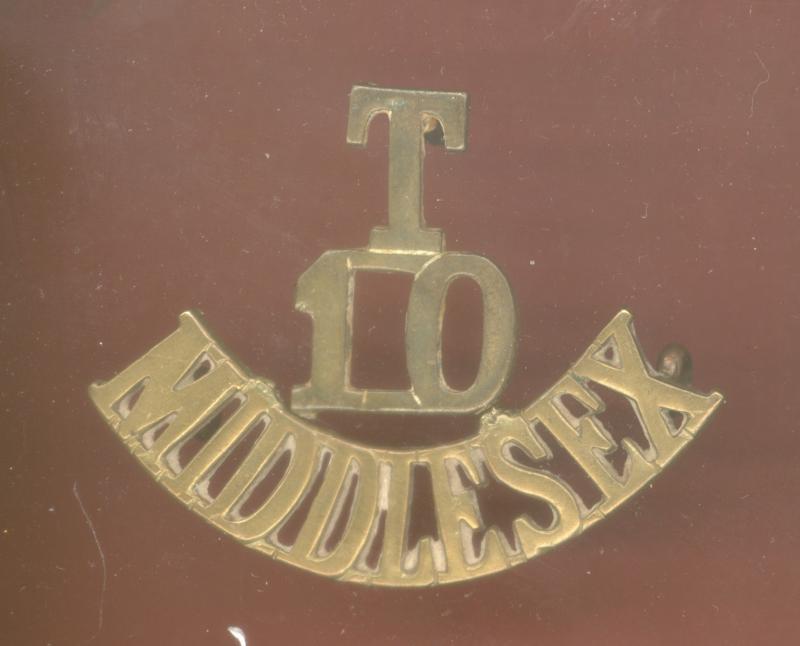 T / 10 / MIDDLESEX WW1 shoulder title