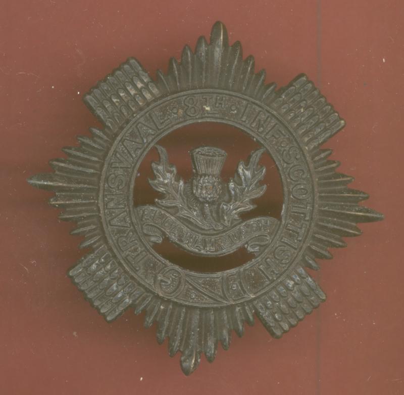 South African 8th INF Transvaal Scottish OR's glengarry badge