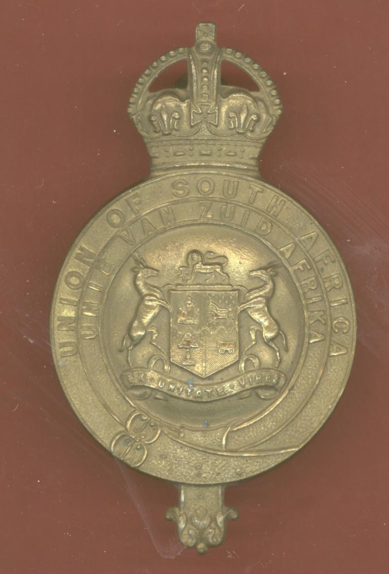 South African Mounted Rifles horse martingale badge