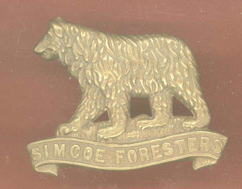 Canadian Militia 35th Simcoe Foresters  Badge