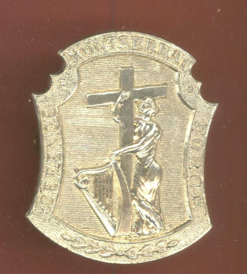Montseraat Defence Force cap badge