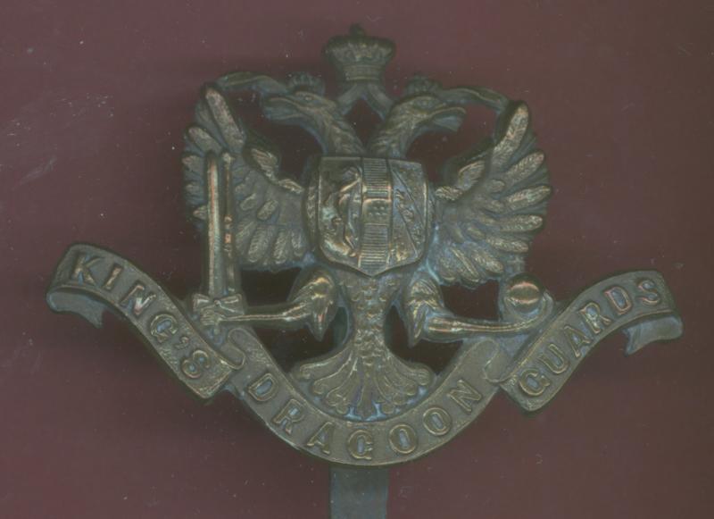 1st King's Dragoon Guards Edwardian OR's cap badge