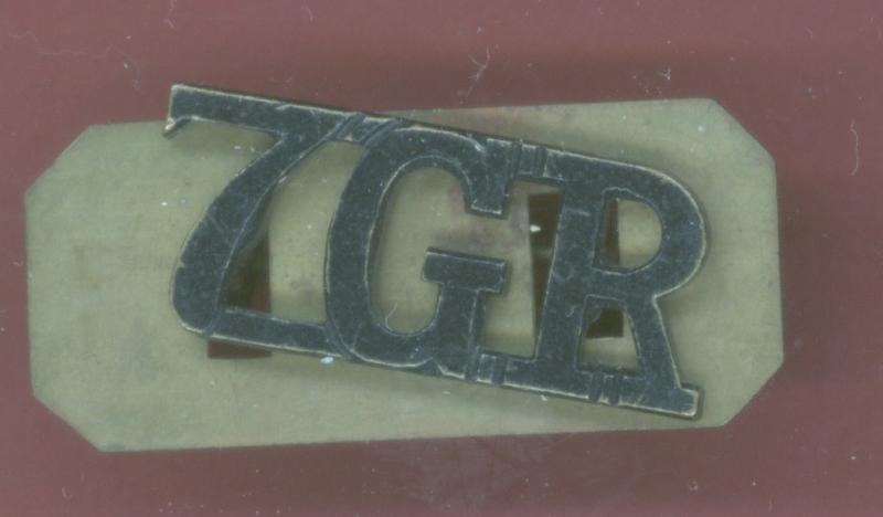 7GR 7th D.O.E. Gurkha Rifles shoulder title