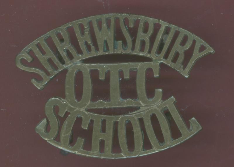 SHREWSBURY / OTC / SCHOOL shoulder title