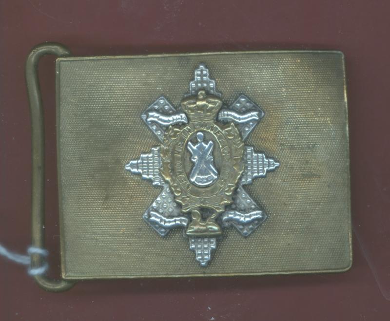 Scottish Black Watch Royal Hldrs Victorian Officer's waist belt clasp