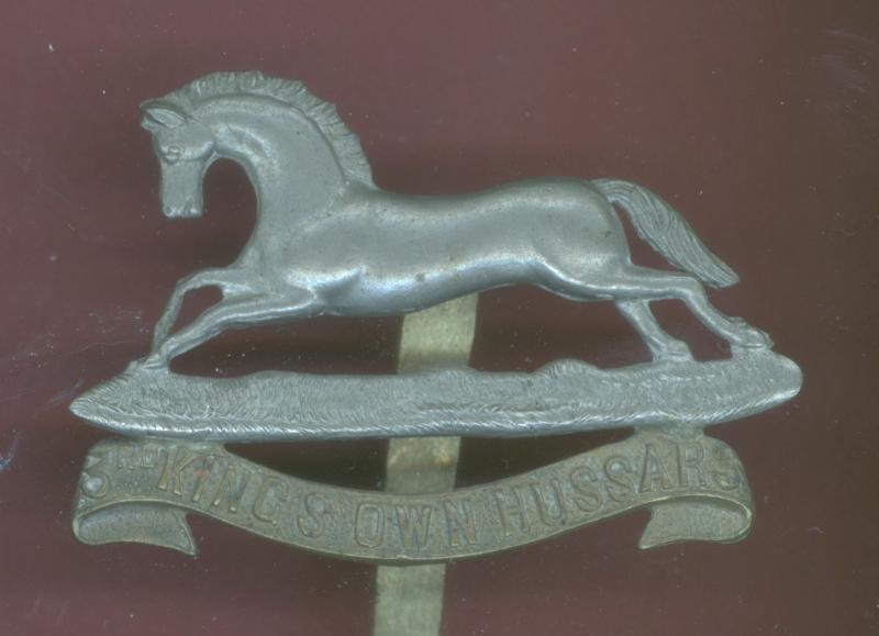 3rd King's Own Hussars WW1 OR's cap badge