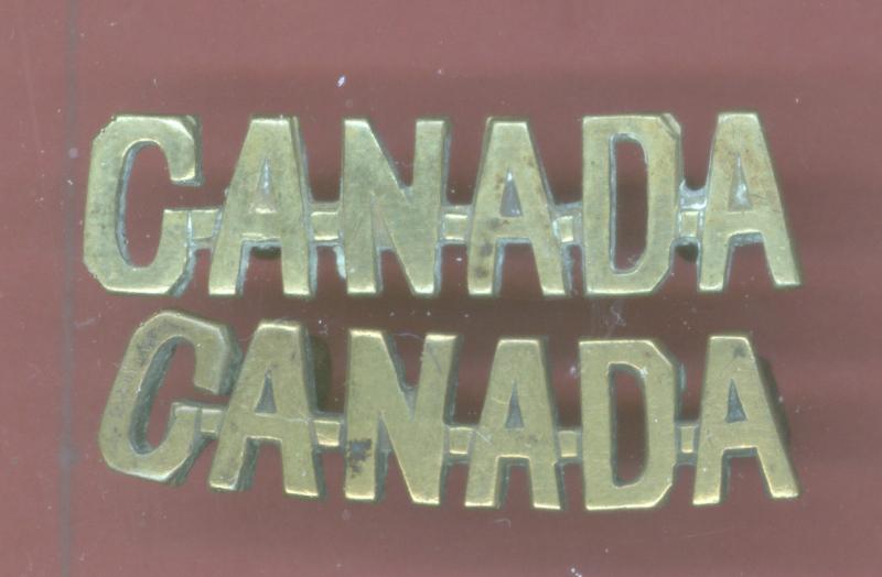 CANADA Canadian shoulder titles