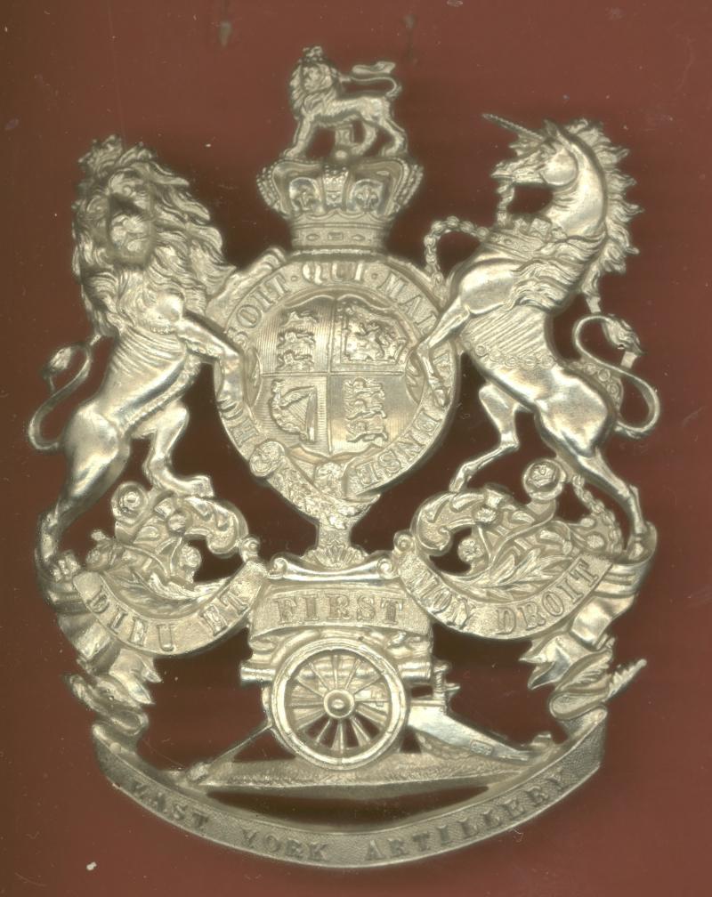 1st East York Artillery Volunteers Victorian  helmet plate