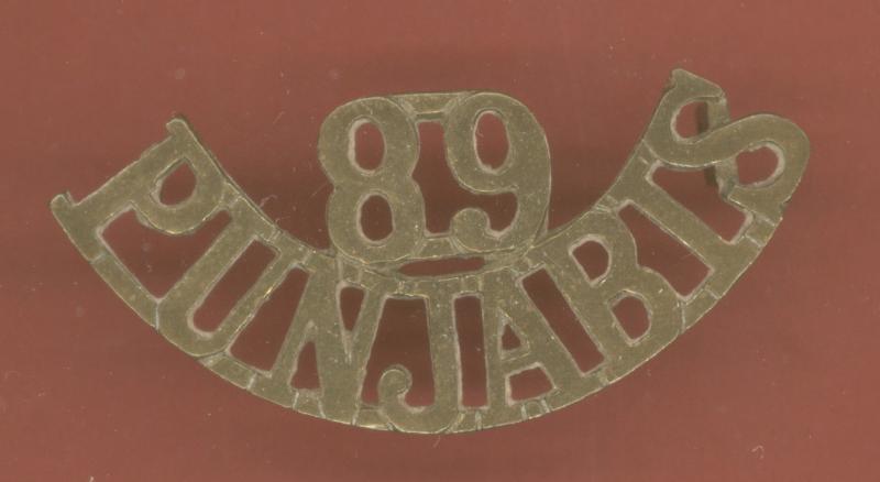 Indian Army 89th Punjabis Regt. WW1 shoulder title