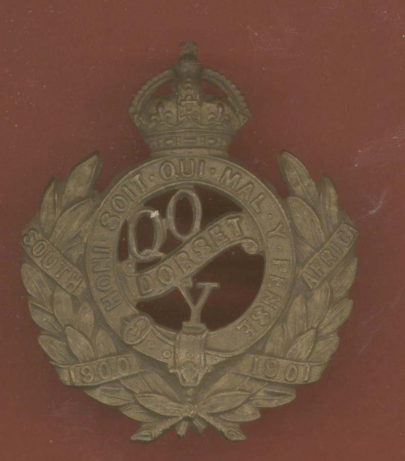 Queen's Own Dorset Yeomanry WW1 cap badge