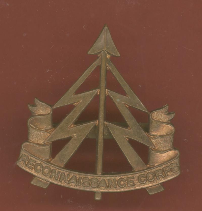 Reconnaissance Corps WW2 Officer's cap badge