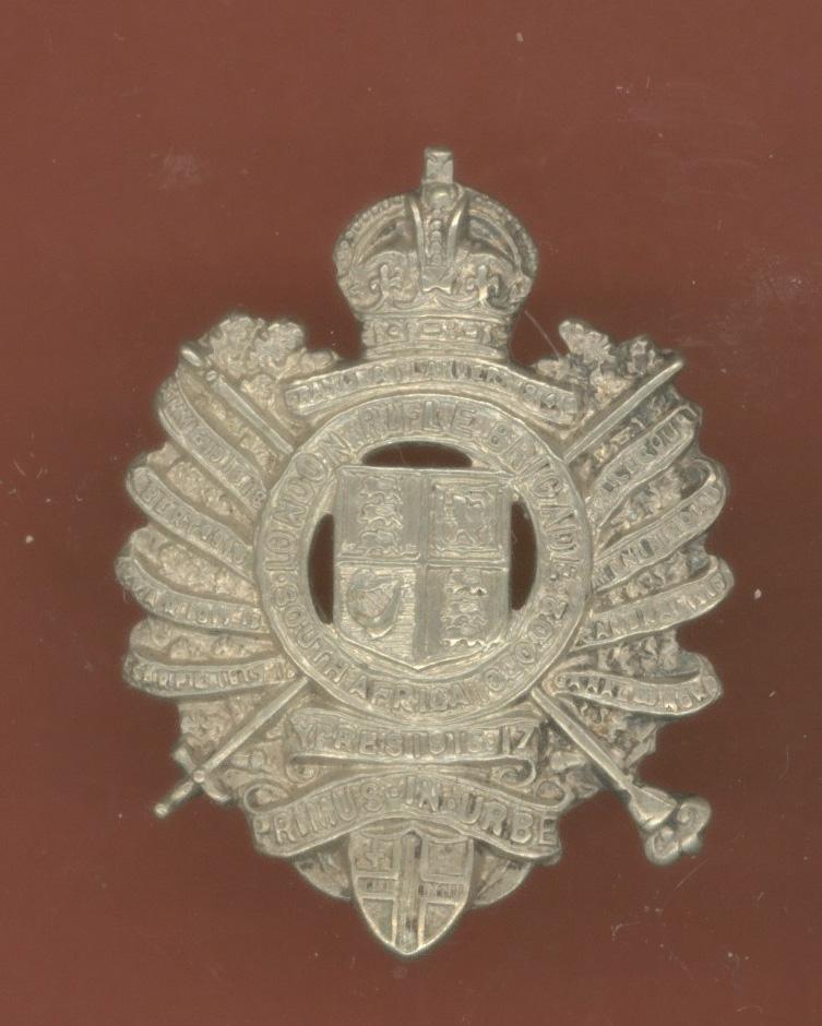 5th City of London Battalion , The London Rifle Brigade Field Service  cap badge