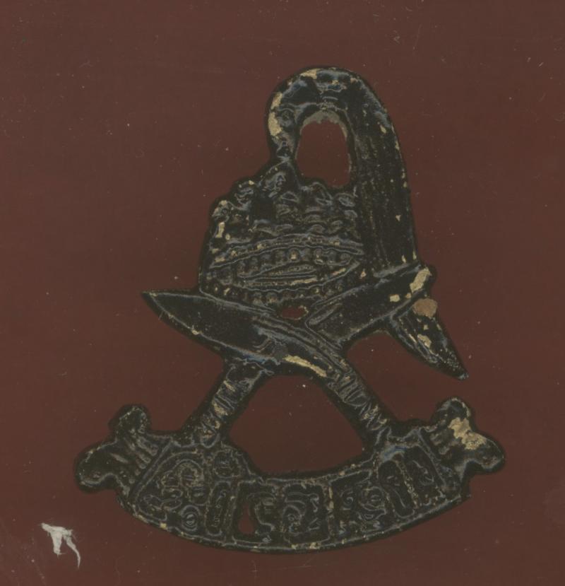 Indian Army Unknown Gurkha head-dress badge