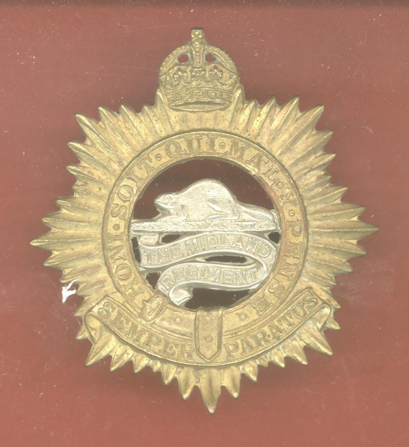 Canadian The Midland Regiment Cap Badge