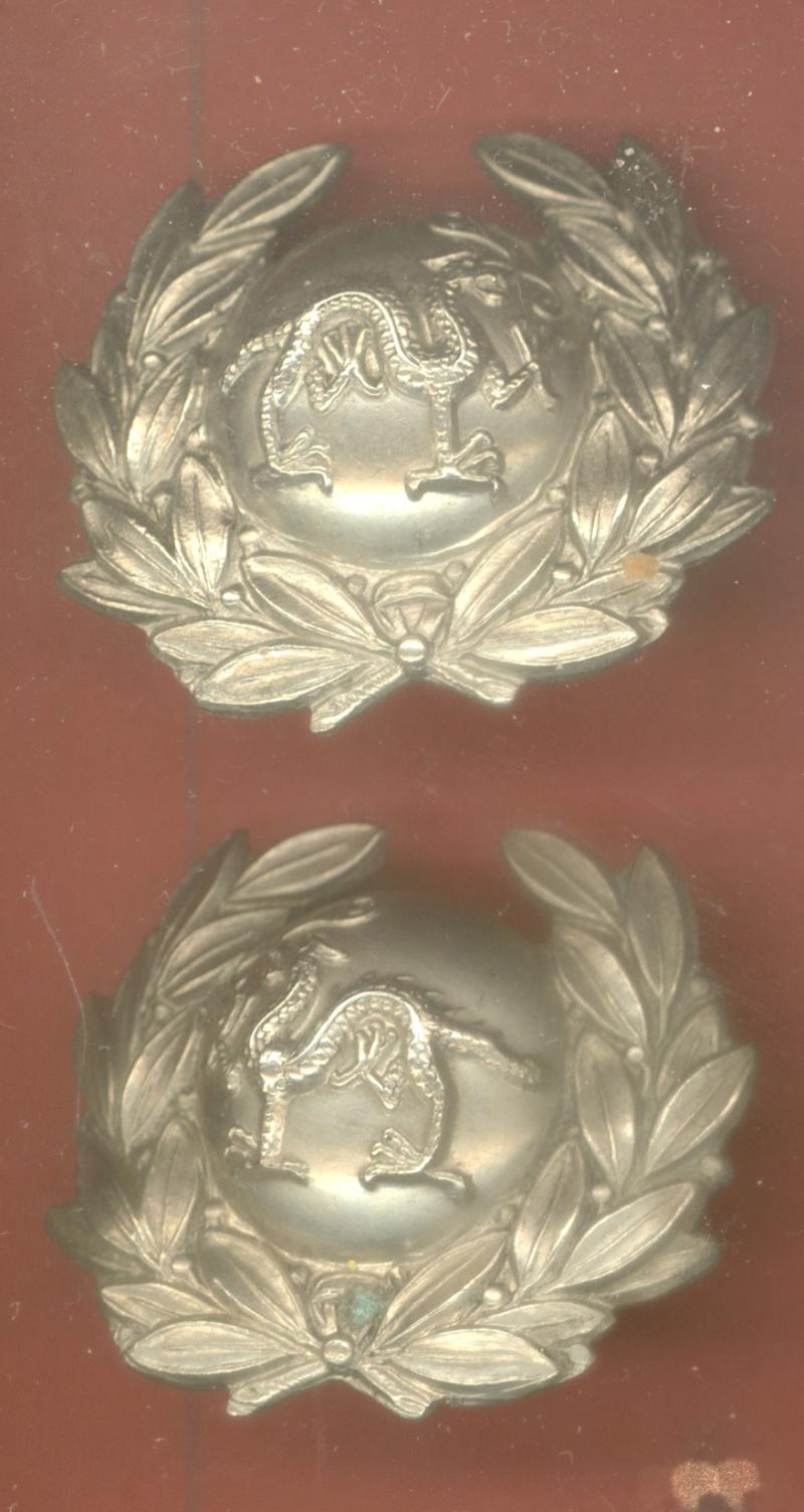 1st Vol Bn. The Border Regt Victorian OR's collar badges