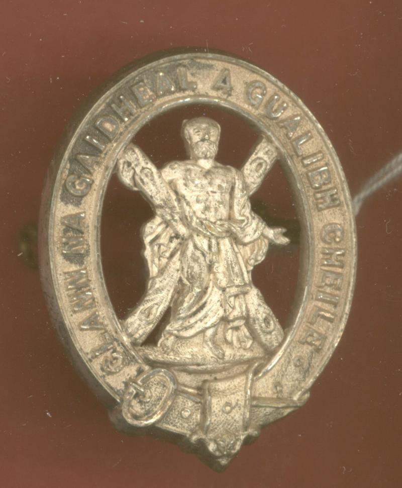 Scottish 2nd Highland Coy. 1st City of Edinburgh R.V.C. Officer's Glengarry / Sporran badge