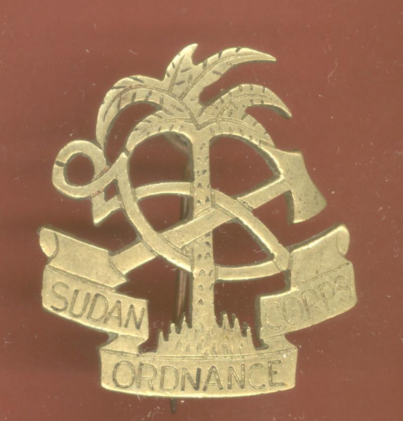 British Colonial Sudan Ordnance Corps pagri badge.