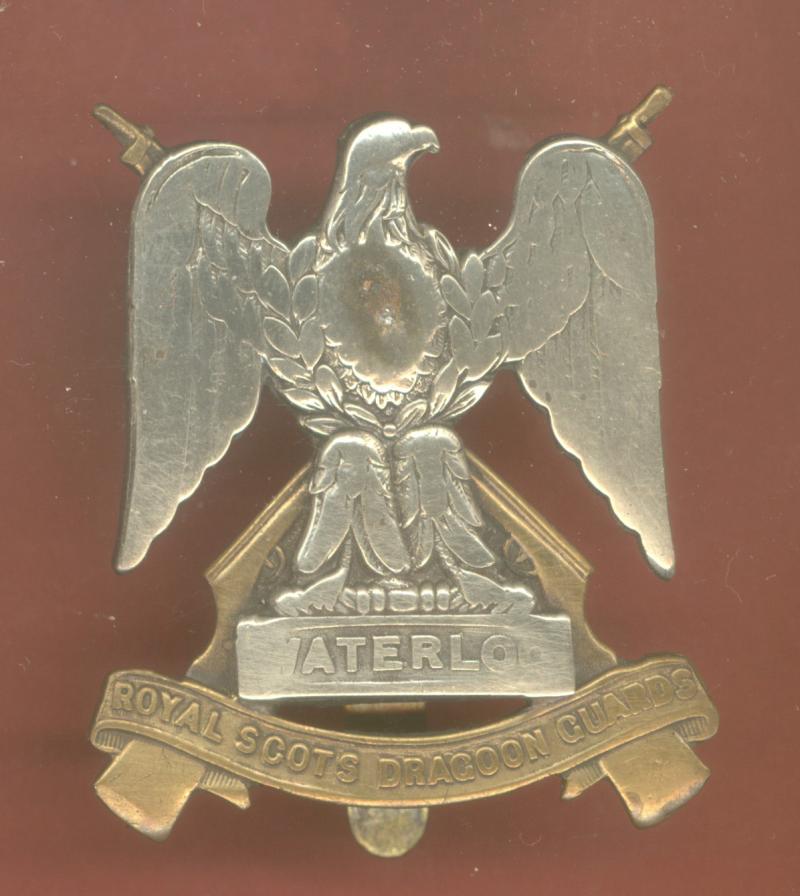 Royal Scots Dragoon Guards metal cap badge