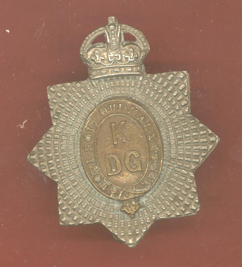 1st King's Dragoon Guards WW1 OR's cap badge
