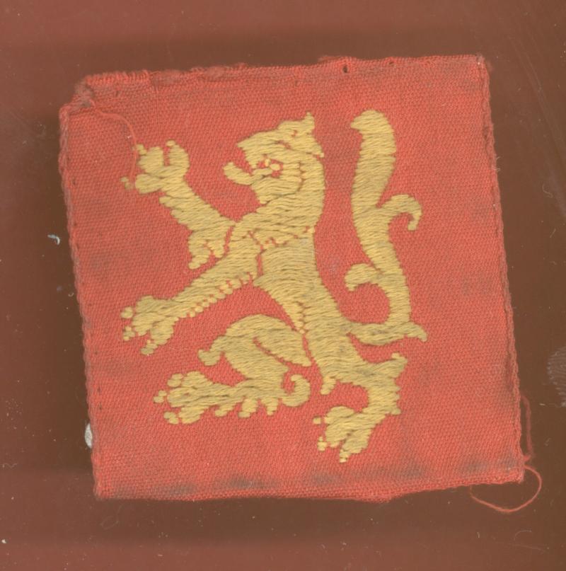 Scottish Command Troops cloth formation sign