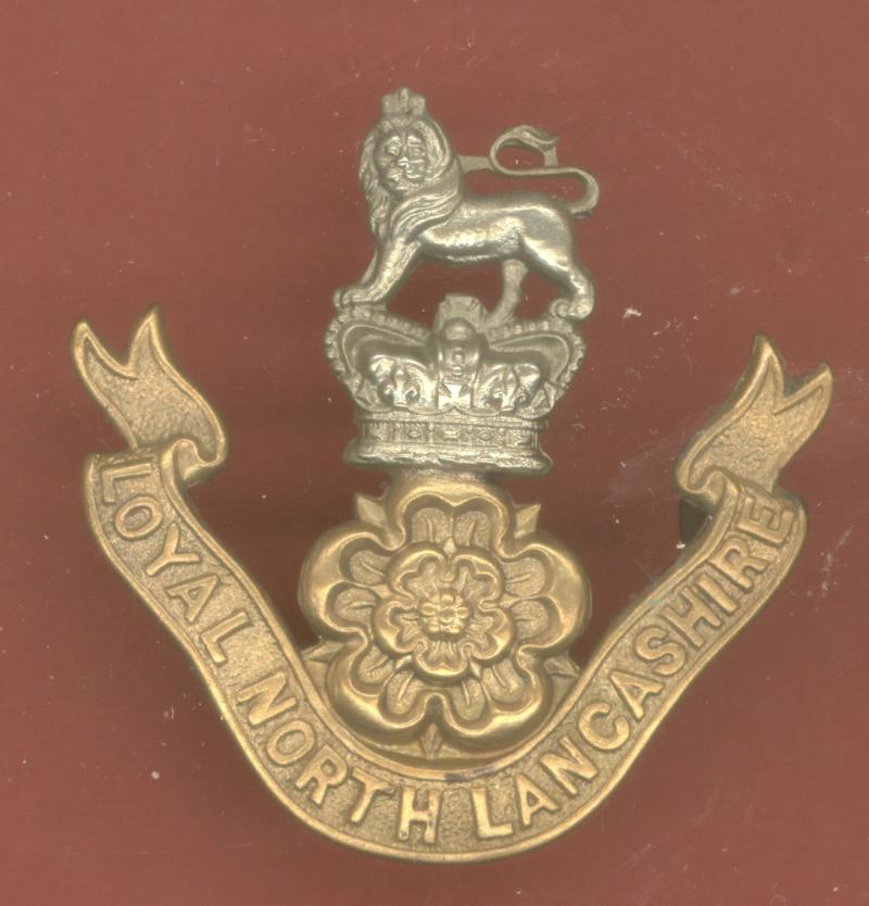 Loyal North Lancashire Regiment Victorian OR's cap badge circa 1896-1901.