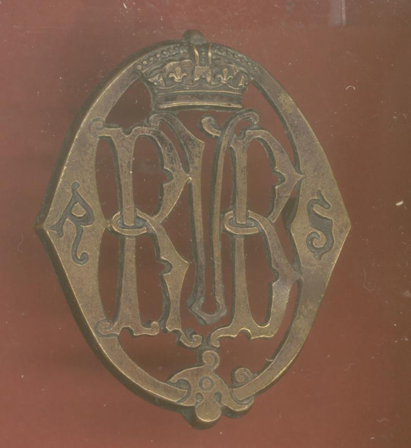 Scottish Queen's Edinburgh Rifle Volunteer Brigade glengarry badge