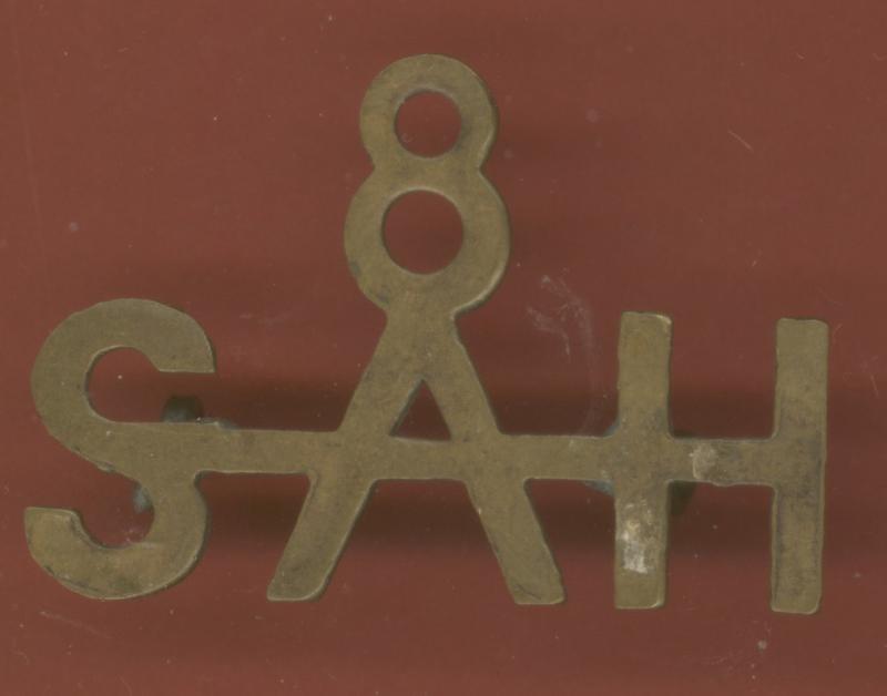 South African 8 / SAH 8th South African Horse WW1 shoulder title