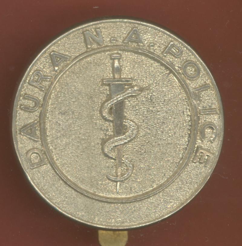 British Colonial Nigerian; Daura Native Administation Police cap badge