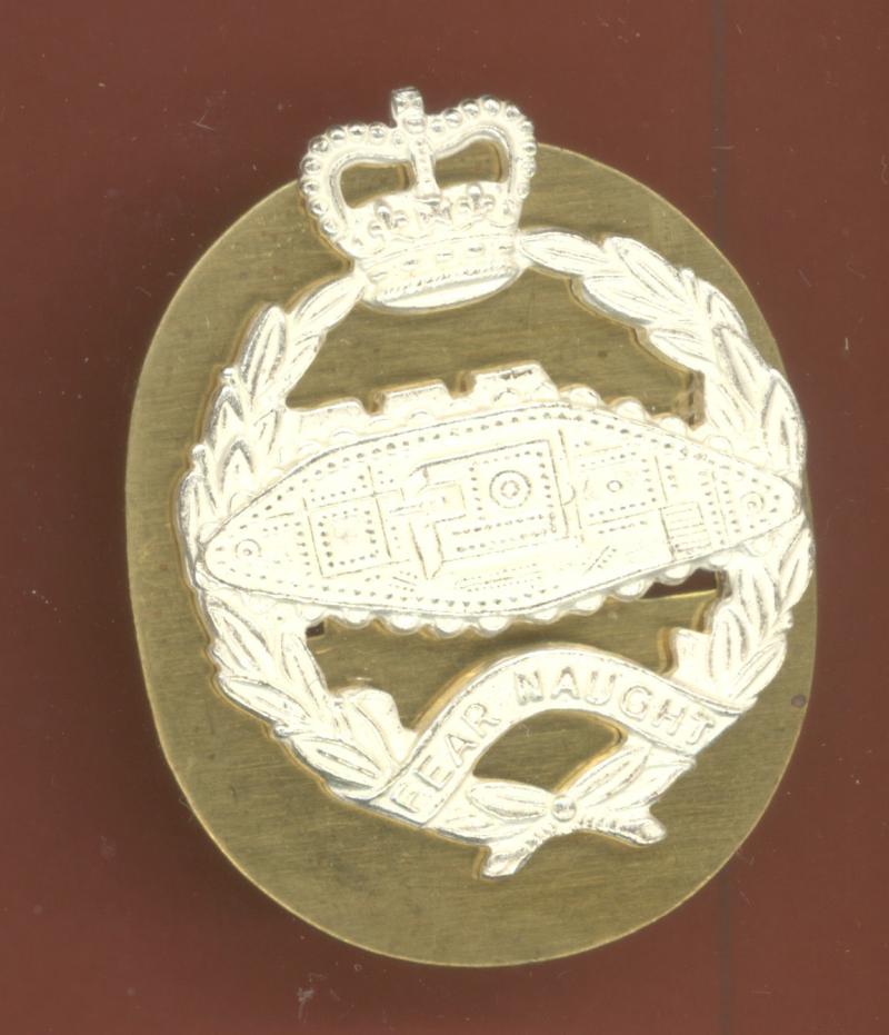 Royal Tank Regiment EIIR Officer's beret badge