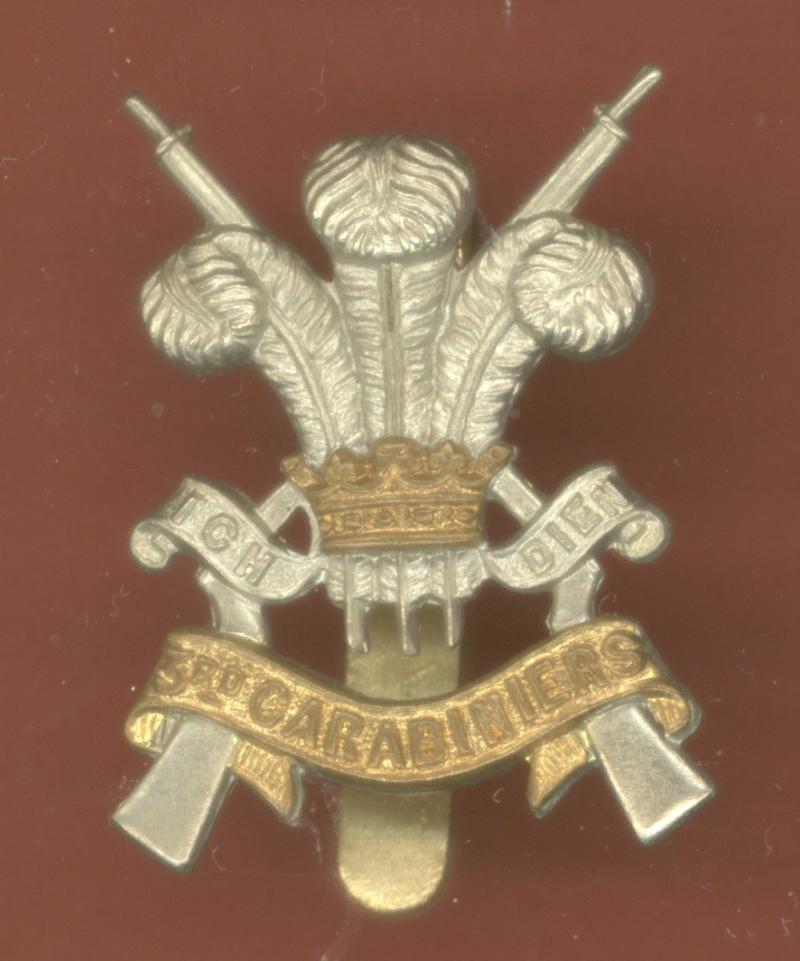 3rd Carabiniers Dragoon Guards OR's cap badge